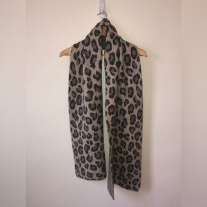 Rachel Zoe Leopard Print Scarf